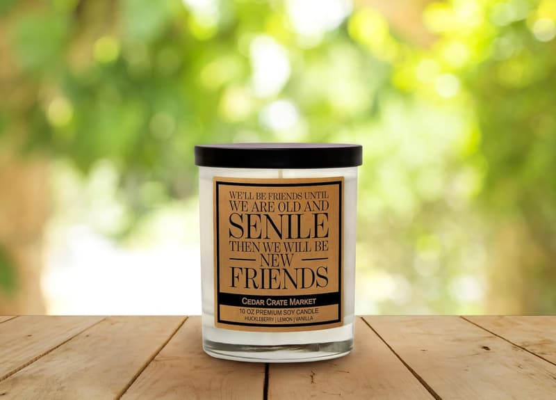 Funny Friendship Candle - 
