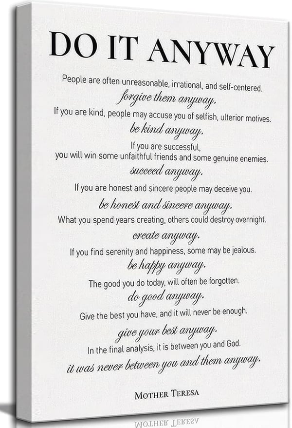 Inspirational Motivational Canvas Art for Home or Office Decor