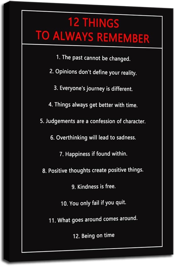 Inspirational Motivational Wall Art Print for Office Decor
