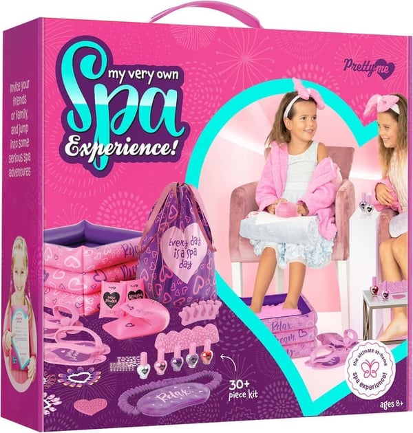 Kids Manicure & Pedicure Spa Day Kit for Ages 5-10