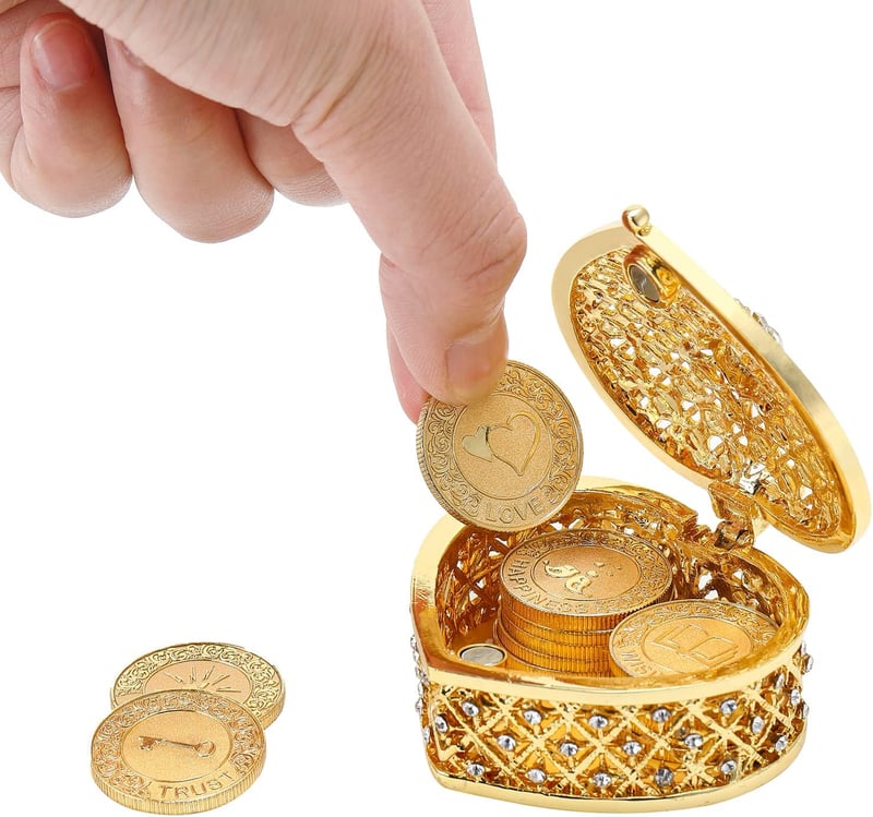 13th Anniversary Wedding Arras Unity Coin Set with Box