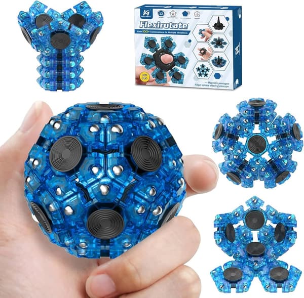 Magnetic Fidget Toy Set for Stress Relief - Great Gift for Teens