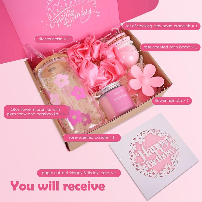 Birthday Gift Box for Teen Girls - Unique Presents for Her