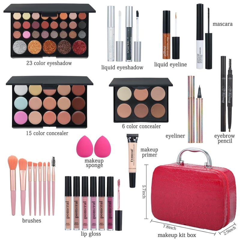 Makeup Gift Set for Women and Teens - Full Professional Kit
