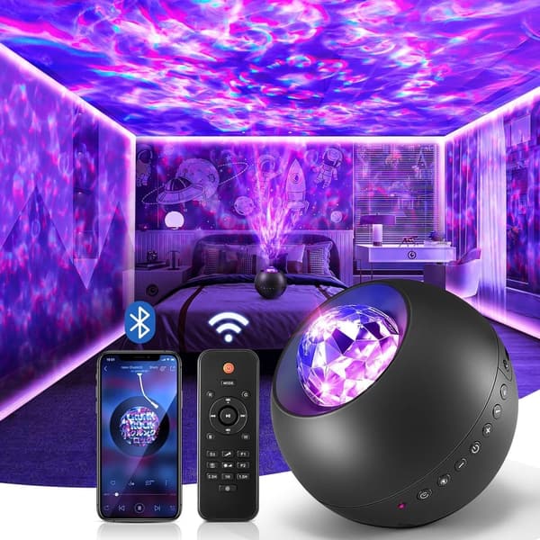Galaxy Projector with Bluetooth & White Noise for Kids