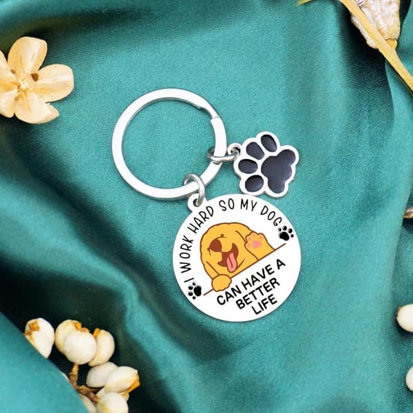 Golden Retriever Keychain - Perfect Gift for Dog Moms