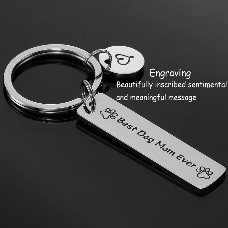 Dog Mom Keychain - Best Gift for Animal Lovers