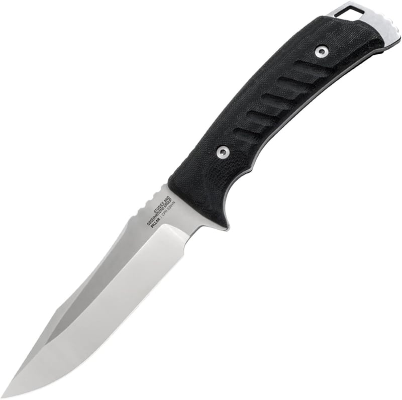 Survival Knife - 5-Inch S35VN Steel Blade, Micarta Handle