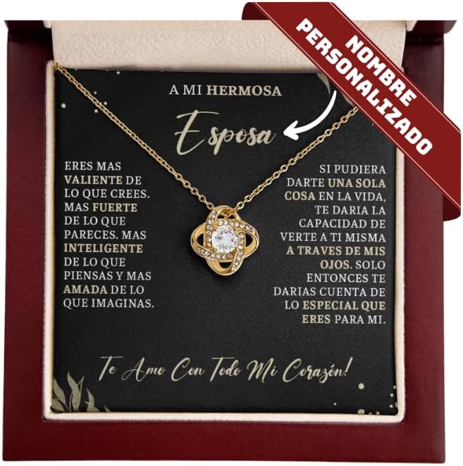 Happy Anniversary Necklace with Message