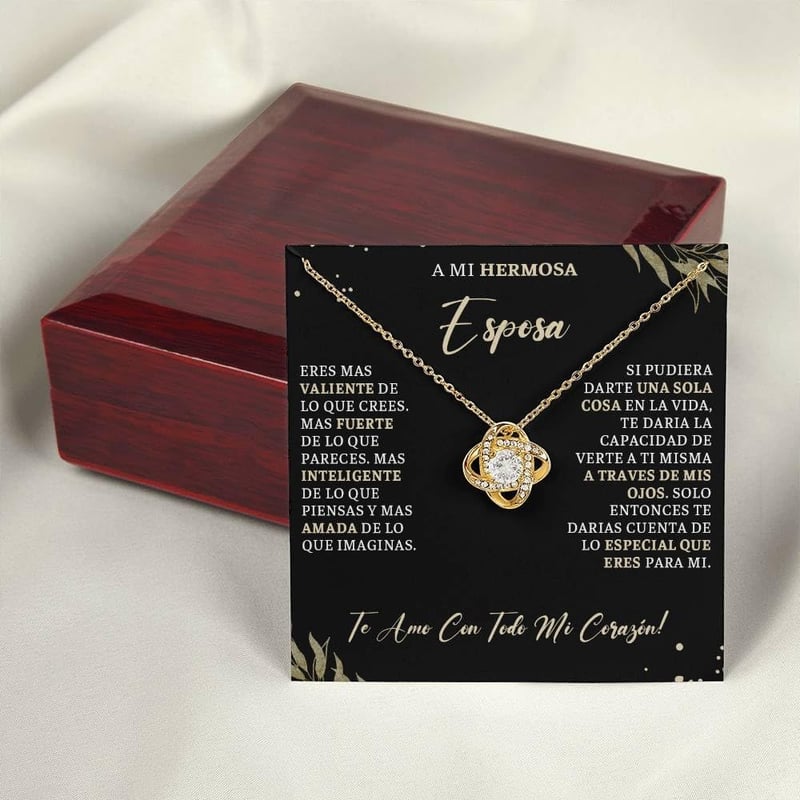 Happy Anniversary Necklace with Message