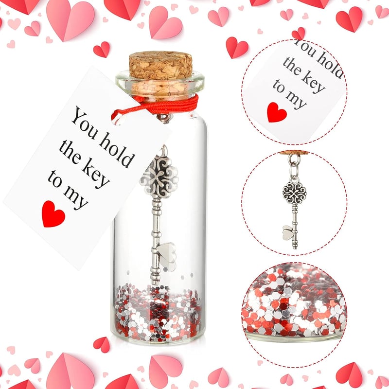 Handmade Decorative Message Bottle - Anniversary Gift for Couples