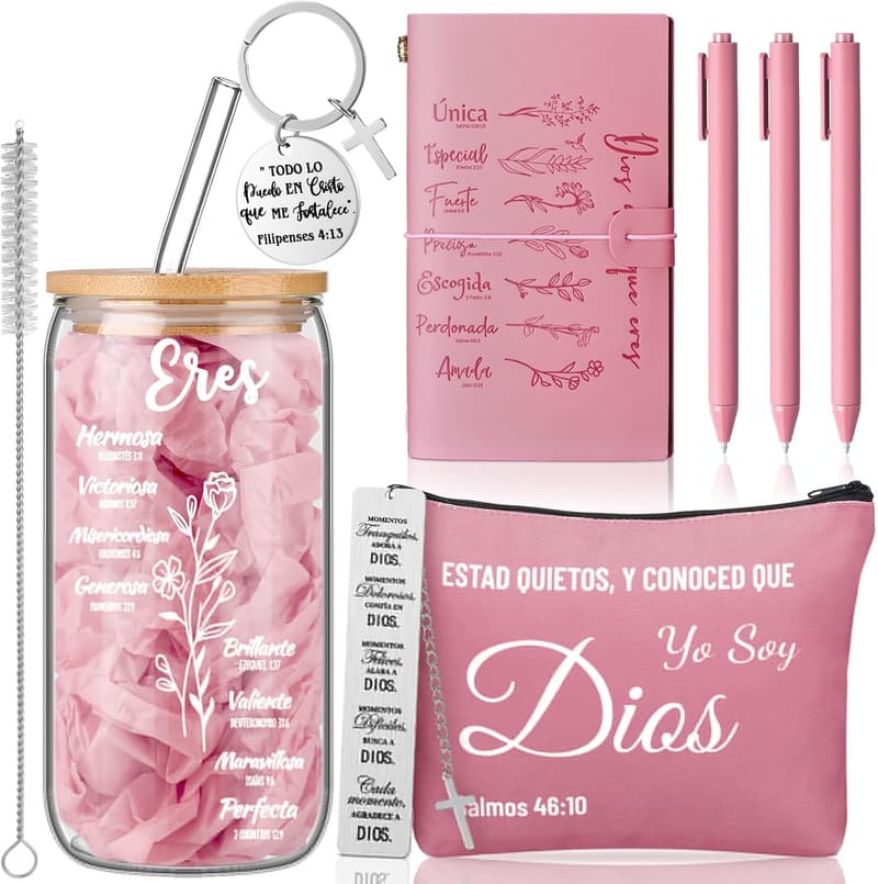 Mother's Day Spanish Bible Verse Gifts Set for Women