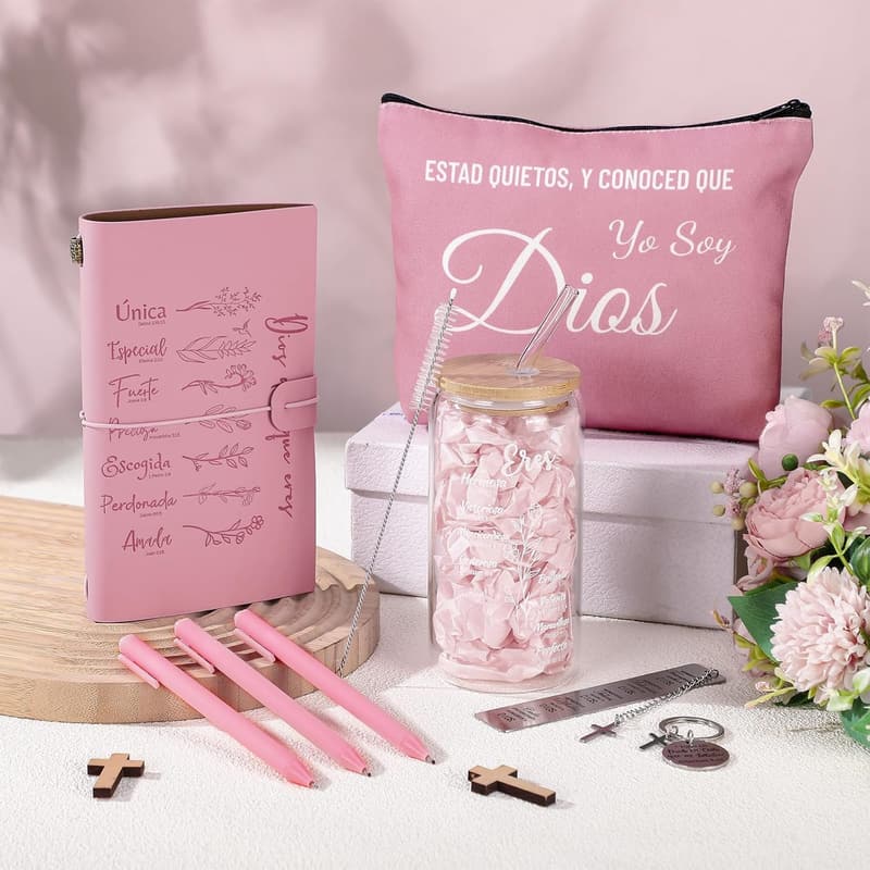 Mother's Day Spanish Bible Verse Gifts Set for Women