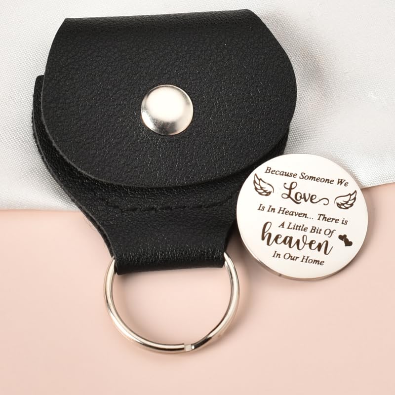 Sympathy Remembrance Pocket Hug Keychain for Loss of Loved One