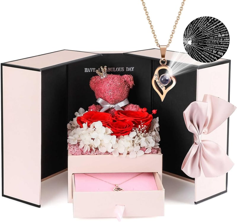Eternal Preserved Rose with 