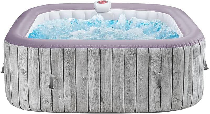 Portable Inflatable Hot Tub for 4-6 People with 130 Jets