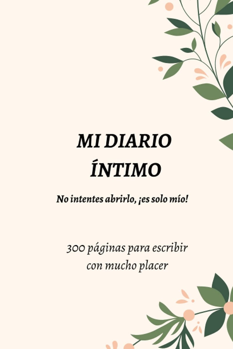Intimate Diary: 300-Page Journal for Girls and Women