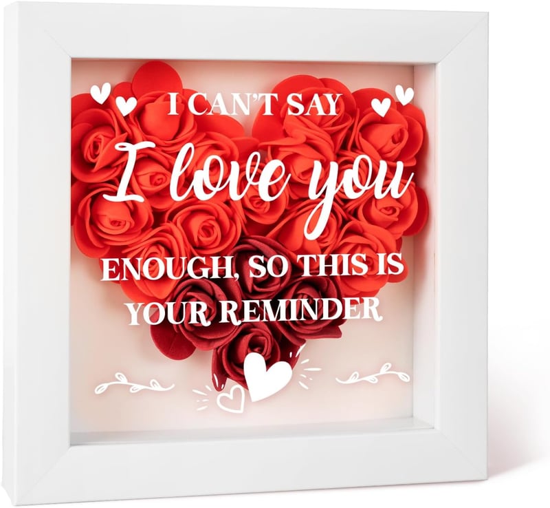 Everlasting Roses Box - Romantic Wedding Gift for Couples