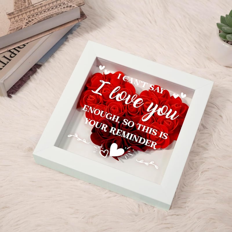 Everlasting Roses Box - Romantic Wedding Gift for Couples