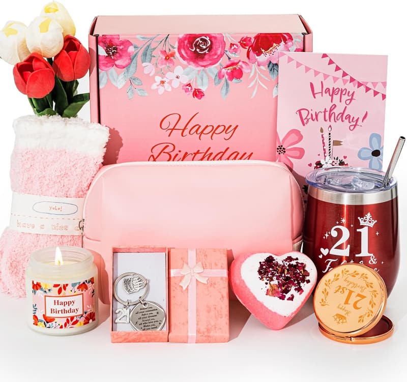 21st Birthday Relaxation Spa Gift Set for Her