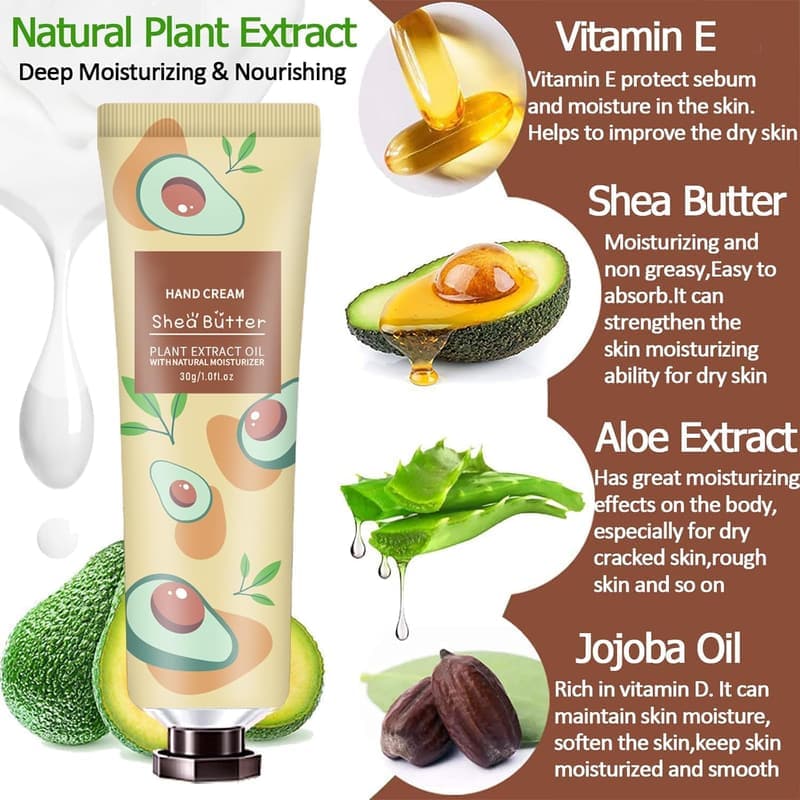 Mother's Day Hand Cream Set - 10 Pack Natural Moisturizing Lotion