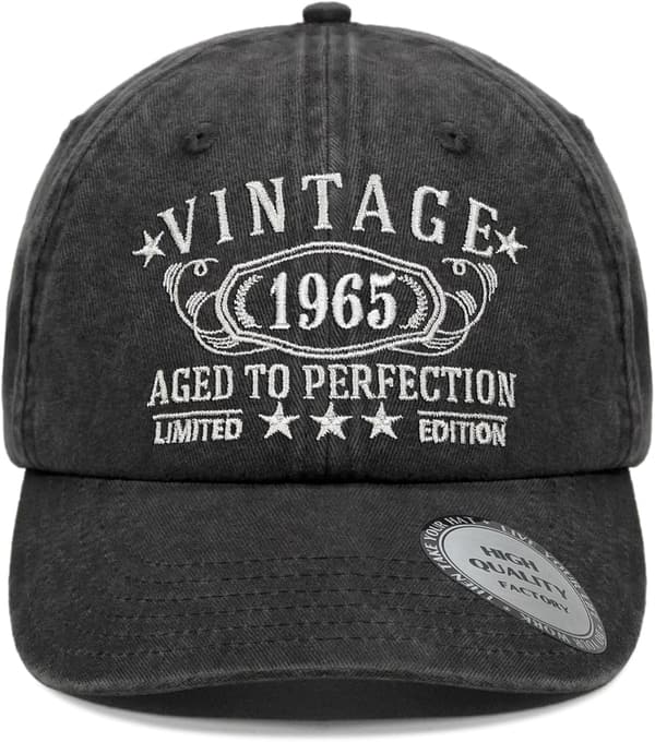 Personalized Vintage Hat for 30th-100th Birthday Gifts