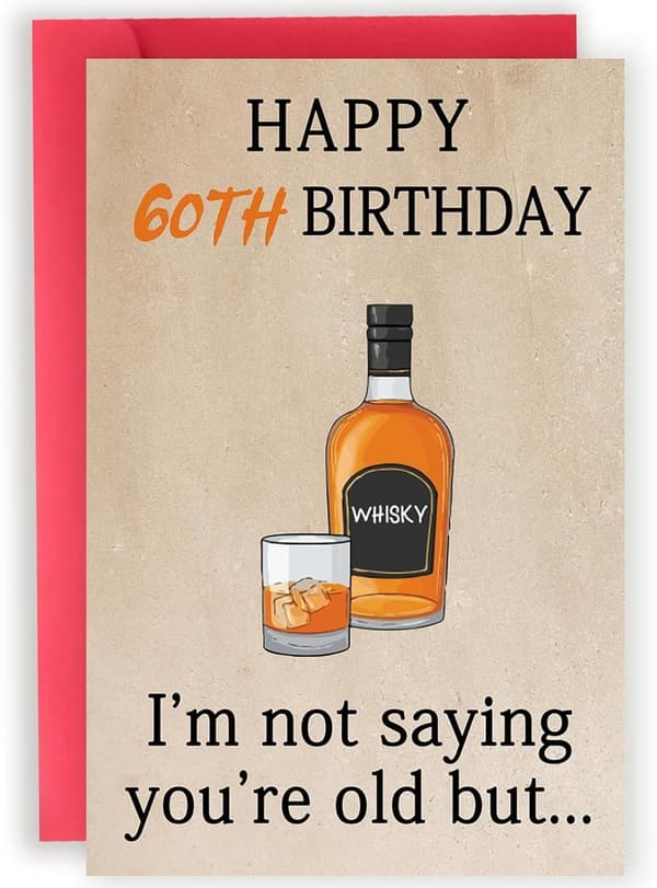 60th Birthday Card & Gifts for Men and Women