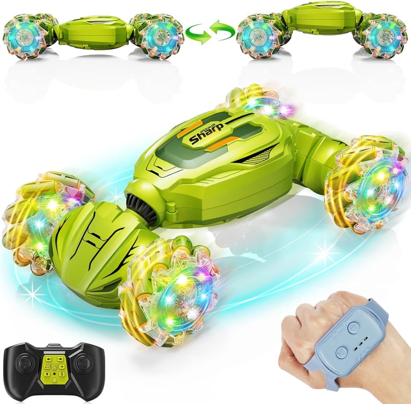 Gesture Sensing RC Stunt Car - Hand-Controlled Off-Road Toy for Kids