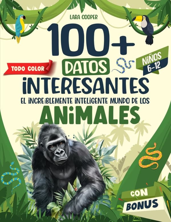 Interesting Animal Facts Book for Kids Ages 6-12