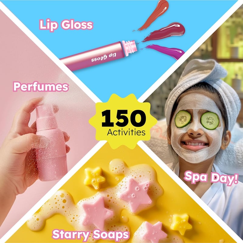 Girls Science Kit - 150+ Experiments for Ages 8-12 - Educational STEM Gift