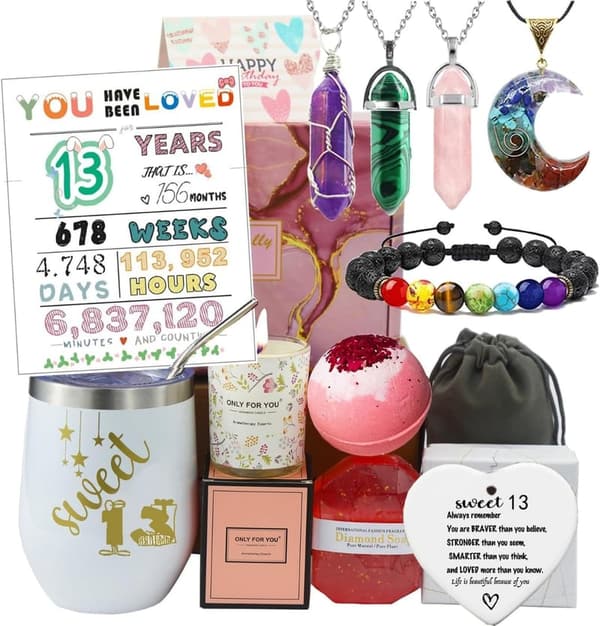 Unique 13th Birthday Gifts for Girls - Carselage Decorations