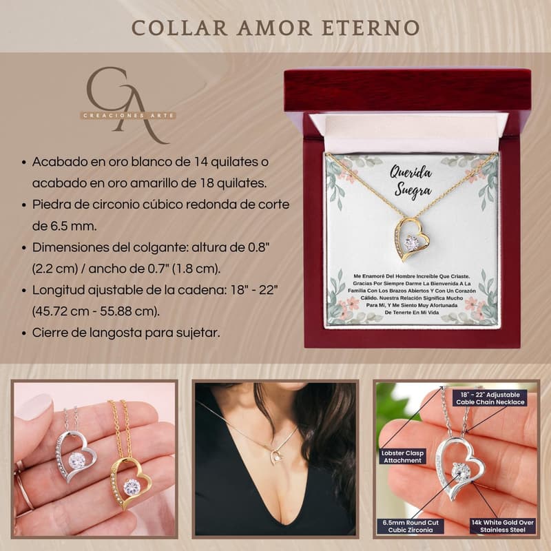Mother's Day Gifts: Necklace for Mom and Mother-in-Law