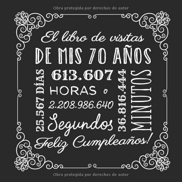 70th Birthday Guest Book: Vintage Decor for Men & Women