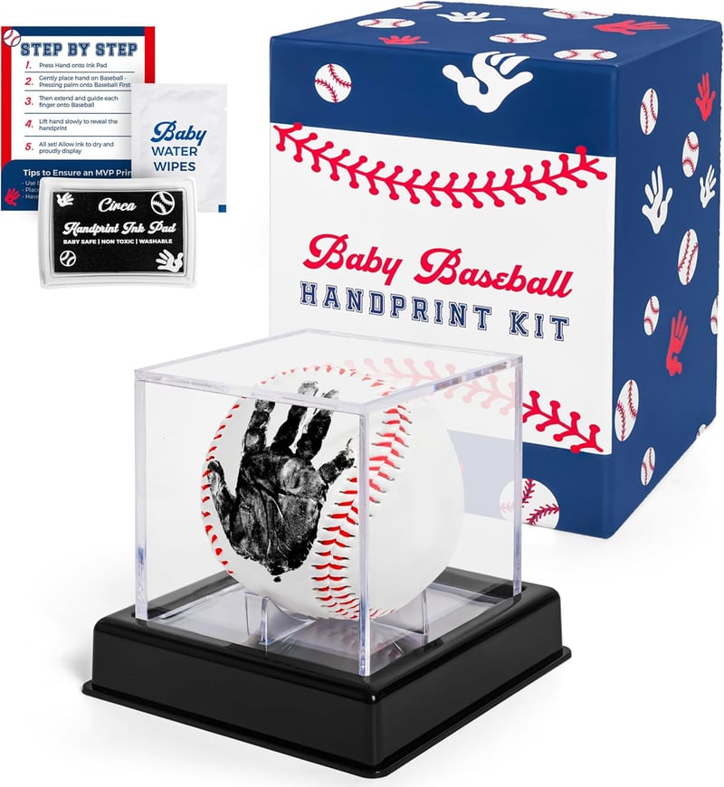 Baby Handprint Ornament Kit - Unique Keepsake for New Dads