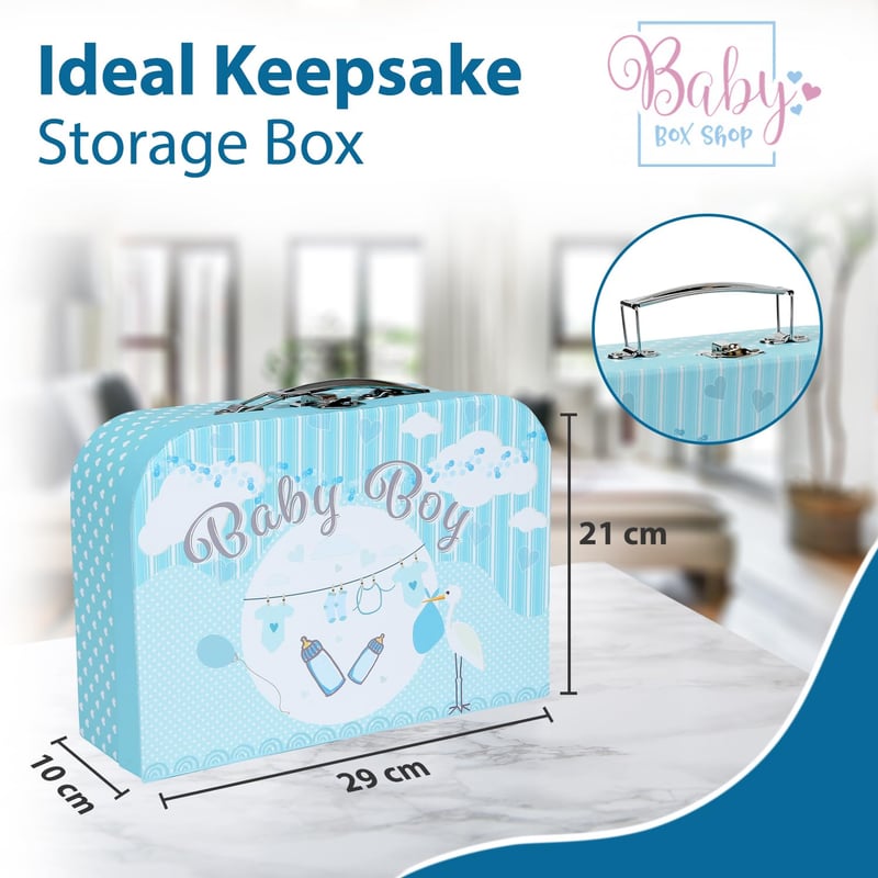 New Baby Boy Gift Set - 12 pcs Essentials Hamper in Blue