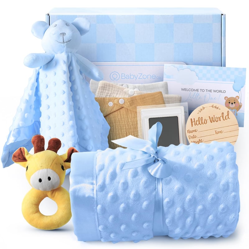 Premium 10-Piece Baby Boy Keepsake Bundle for Showers