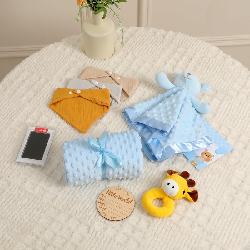 Premium 10-Piece Baby Boy Keepsake Bundle for Showers