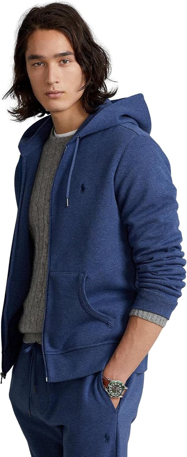 Men's Fleece Zip Hoodie by Polo Ralph Lauren