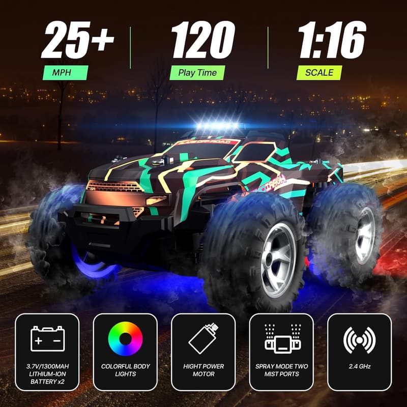 All-Terrain Remote Control Car for Boys and Girls, 25Km/h Speed