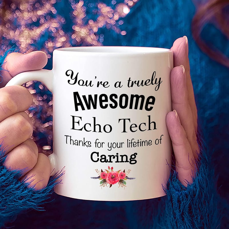 Echo Tech Retirement Mug – Awesome Gift for Cardiac Technicians