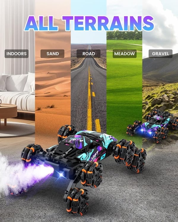 Remote Control Climbing Car for Kids – Gesture Sensing 8WD Toy