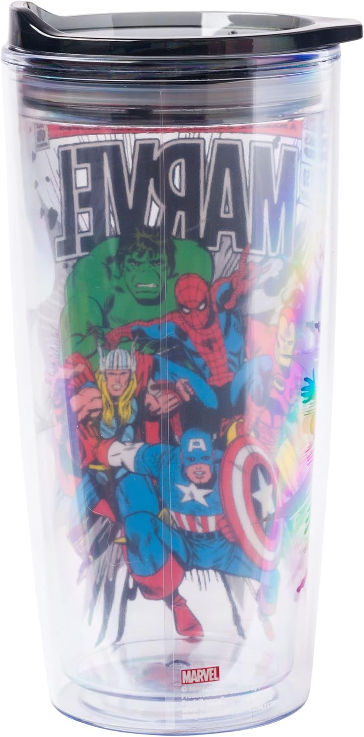 Marvel Avengers Double Wall Travel Tumbler - 20 oz