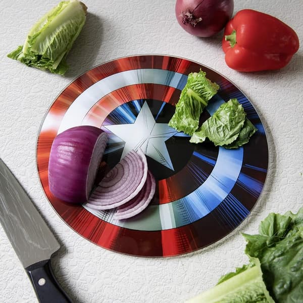 Captain America Shield Cutting Board - 11.75