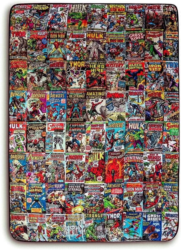 Marvel Superheroes Fleece Throw Blanket - Cozy 54