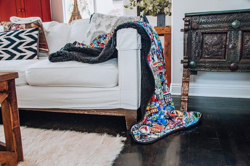 Marvel Superheroes Fleece Throw Blanket - Cozy 54