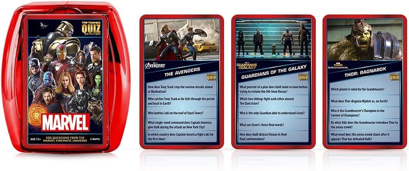 Marvel Cinematic Universe Quiz Game - 500 Trivia Questions for Ages 8+