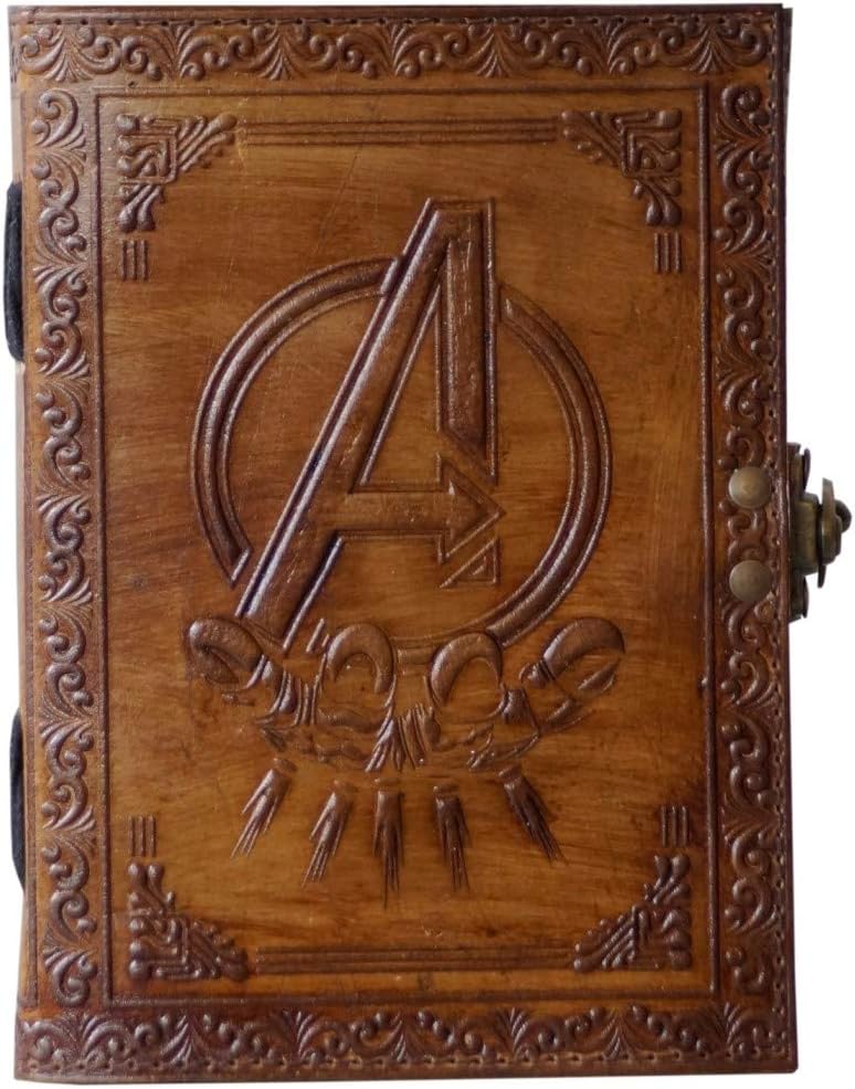 Avengers Vintage Leather Sketchbook Journal for Men & Frauen