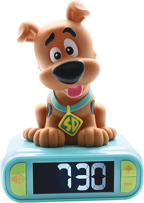 Scooby-Doo Digital Alarm Clock for Kids with Night Light