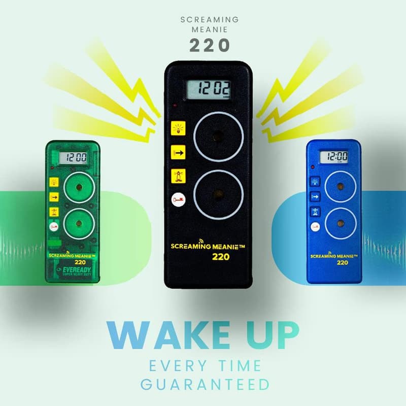 Extremely Loud Alarm Clock for Heavy Sleepers - Blue