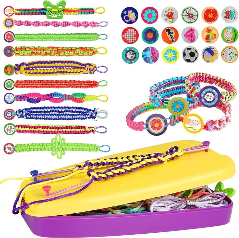Friendship Bracelet Making Kit for Girls, Aged 7-12